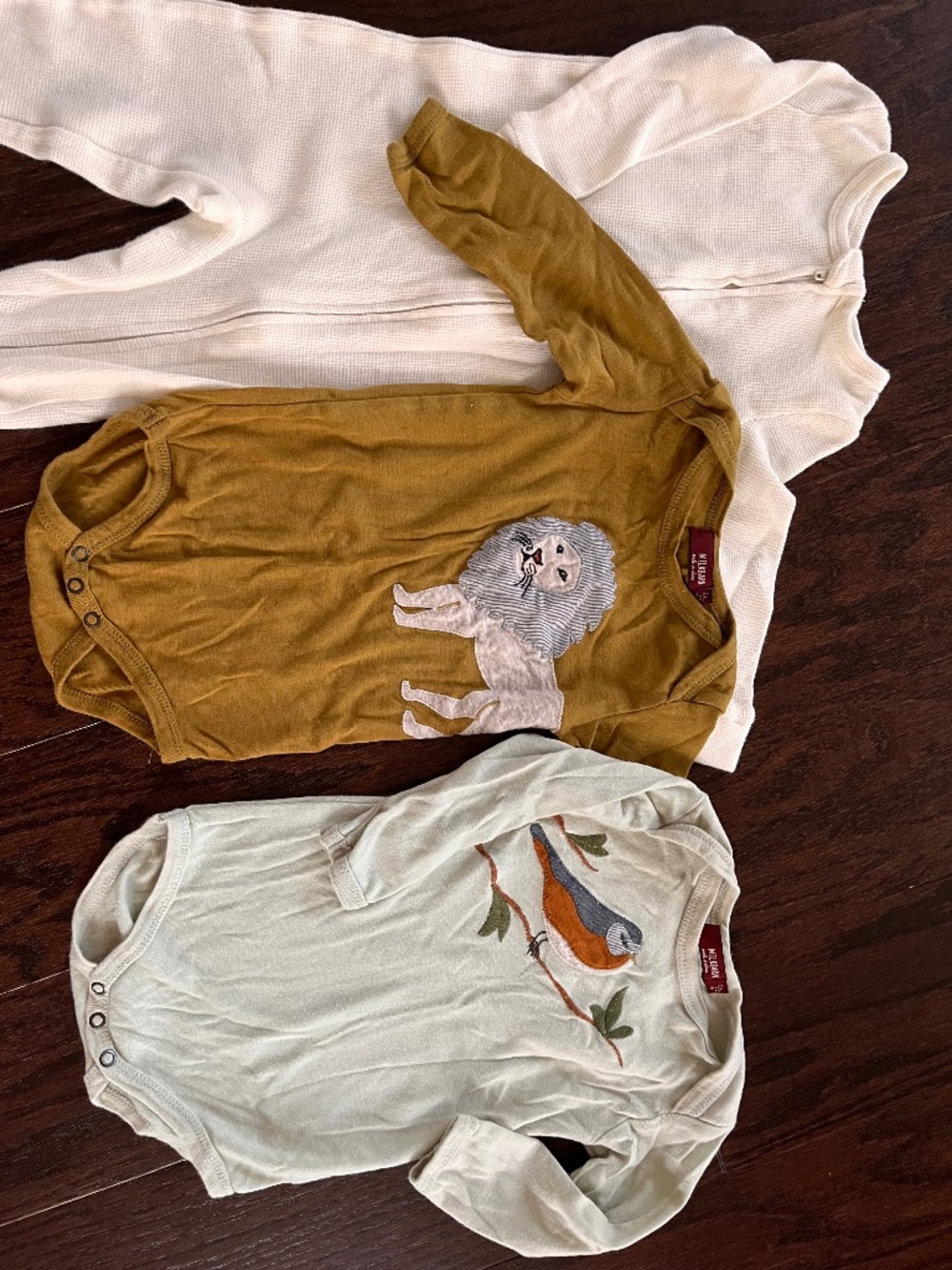 Milkbarn baby cotton bodysuits